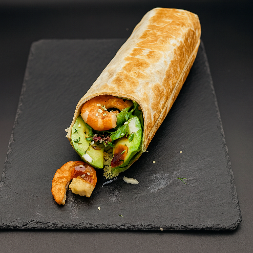 "Шаурма з креветками і авокадо", 430 г