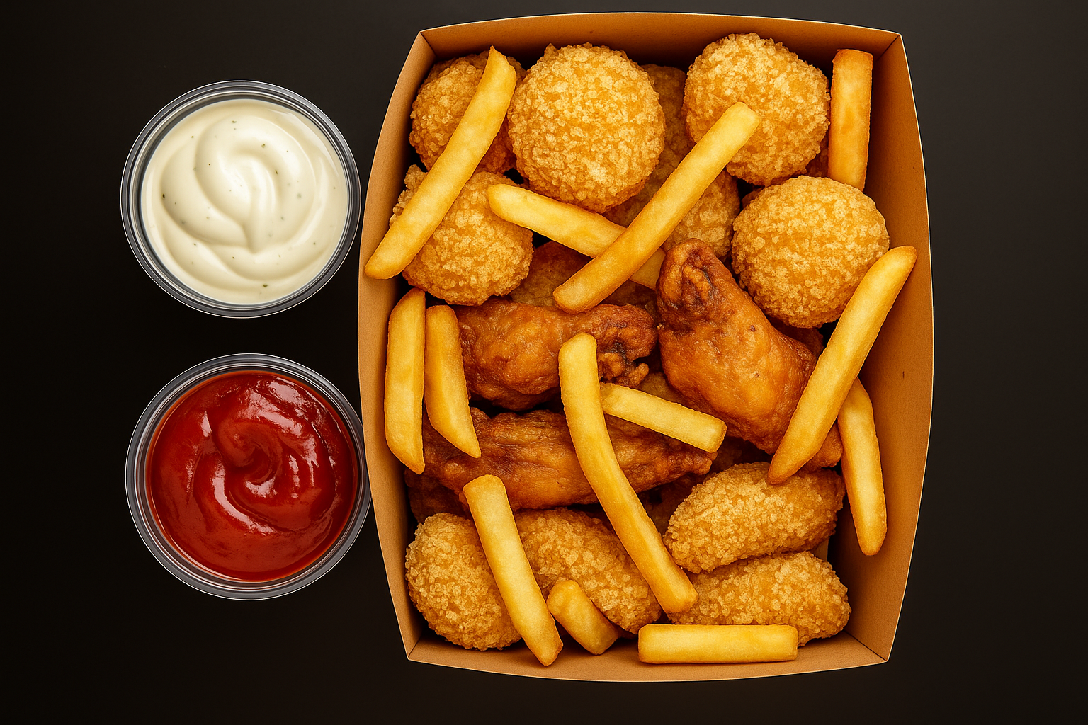 Великий фрі бокс, 540 г